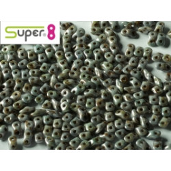 Perles Super 8® Blue Luster 2,2x4,7mm (x5gr env)