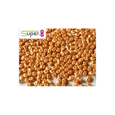 Perles Super 8® Metallic Gold 2,2x4,7mm (x5gr env)