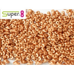 Perles Super 8® Metallic Cooper 2,2x4,7mm (x5gr env)