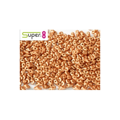 Perles Super 8® Metallic Cooper 2,2x4,7mm (x5gr env)