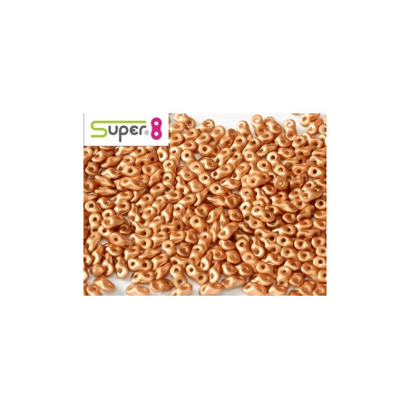Perles Super 8® Metallic Cooper 2,2x4,7mm (x5gr env)