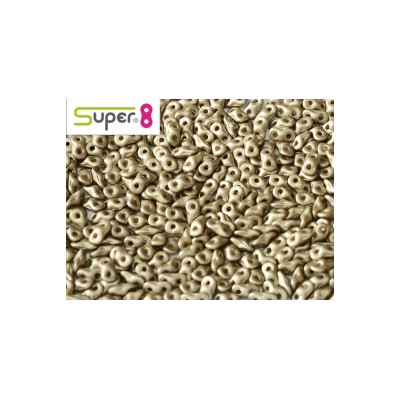 Perles Super 8® Metallic Bronze 2,2x4,7mm (x5gr env)