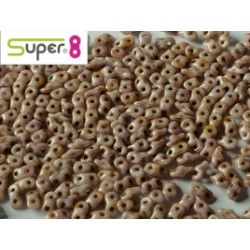 Perles Super 8® Lila Gold Luster 2,2x4,7mm (x5gr env)