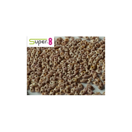 Perles Super 8® Lila Gold Luster 2,2x4,7mm (x5gr env)