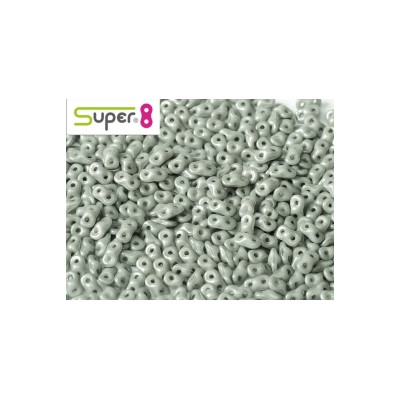 Perles Super 8® Grey Luster 2,2x4,7mm (x5gr env)