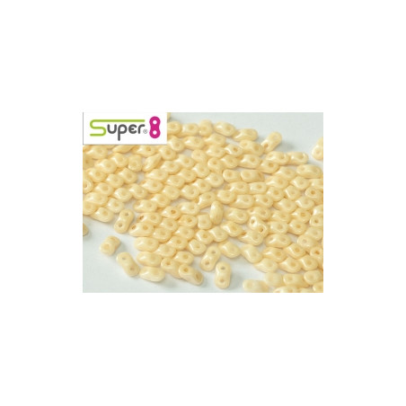 Perles Super 8® Champagne Luster 2,2x4,7mm (x5gr env)