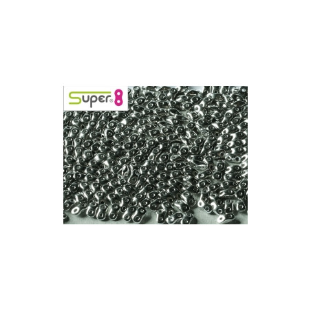 Perles Super 8® Crystal Labrador Full 2,2x4,7mm (x5gr env)
