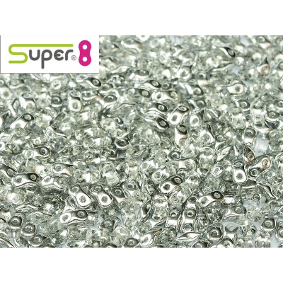 Perles Super 8® Crystal Labrador 2,2x4,7mm (x5gr env)