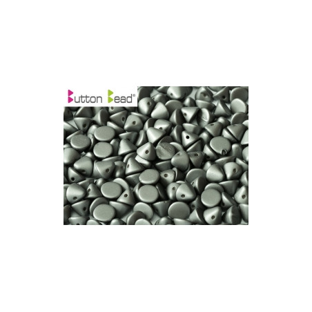 Perles Buttons 4mm Metallic Steel (X30)