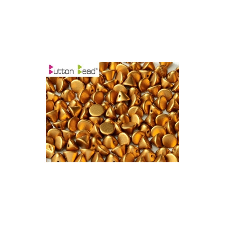 Perles Buttons 4mm Metallic Brass (X30)