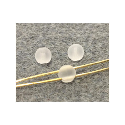 Perles RounDuo Crystal Frosted 5mm (X20) Perles RounDuo Crystal Frosted 5mm (X20)