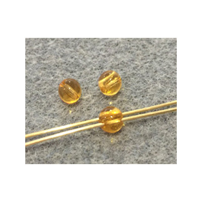 Perles RounDuo Crystal Topaz 5mm (X20) Perles RounDuo Crystal Topaz 5mm (X20)