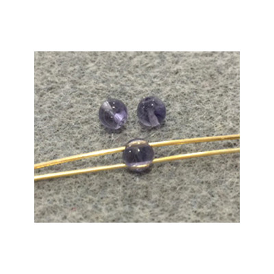 Perles RounDuo Crystal Violet 5mm (X20)  