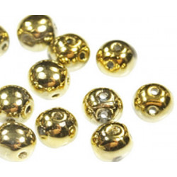 Perles RounDuo Amber Full 5mm (X20)