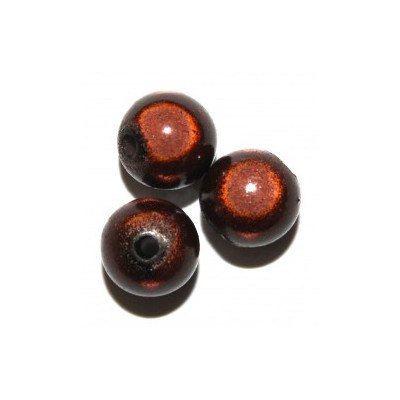 Perles Magiques Marron 4mm (X50)