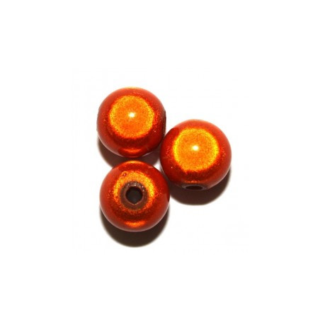 Perles Magiques Orange 4mm (X50)
