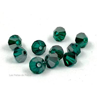 Toupies 4mm Emerald Satin- réf. 5301 (x20)