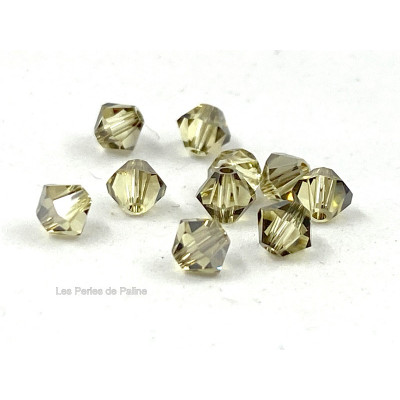 Toupies 4mm Jonquille Satin - réf. 5301 (x20) Toupies 4mm Jonquille Satin - réf. 5301 (x20)