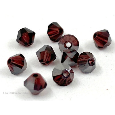 Toupies 4mm Burgundy Satin - réf. 5301 (x20)