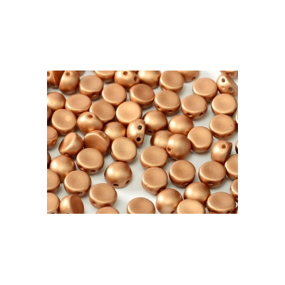 Perle Cabochon 2 trous Copper (x12) Perle Cabochon 2 trous Copper (x12)