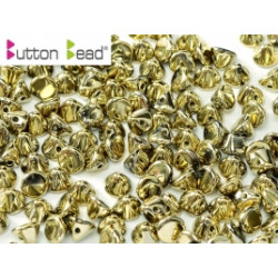 Perles Buttons 4mm Crystal Amber Full (X30)