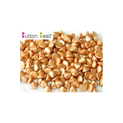 Perles Buttons 4mm Alabaster Pastel Amber (X30) Perles Buttons 4mm Alabaster Pastel Amber (X30)