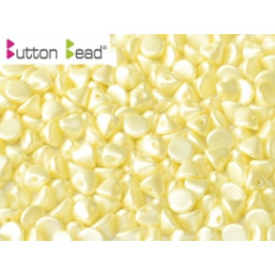 Perles Buttons 4mm Alabaster Pastel Cream (X30)