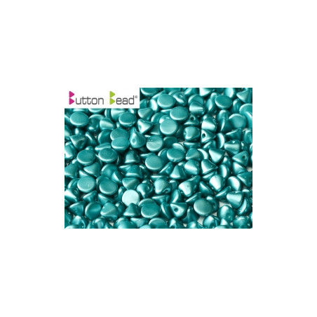 Perles Buttons 4mm Alabaster Pastel Emerald (X30)