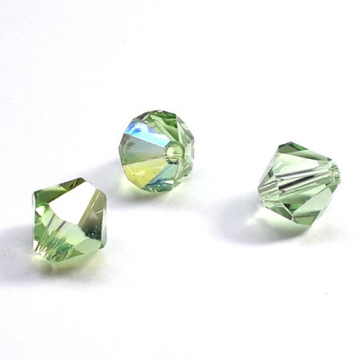 Toupie 5301 6mm Peridot AB (x1) Toupie 5301 6mm Peridot AB (x1)