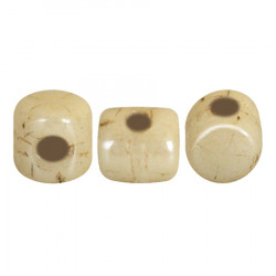 Perles Minos® Par Puca® Opaque Beige Ceramic Look (x5gr)     