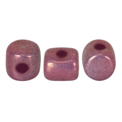 Perles Minos® Par Puca® Opaque Mix Amethyst Gold Ceramic Look (x5gr) 