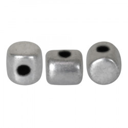 Perles Minos® Par Puca® Silver Alluminium Mat (x5gr)  