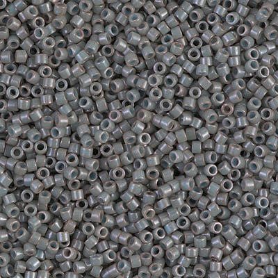 DB0652 Delicas 11/0 Opaque Grey Dyed(x5gr)