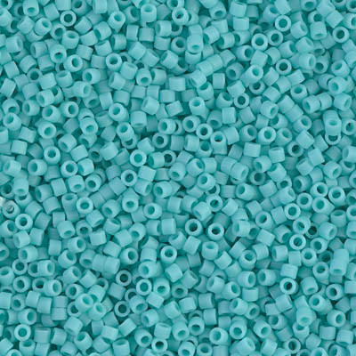 DB1586 Delicas 11/0 Matted Opaque Sea Opal (x 5gr) DB1586 Delicas 11/0 Matted Opaque Sea Opal (x 5gr)