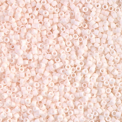 DB1510 Delicas 11/0 Mtted Opaque Bisque White (x5gr) 