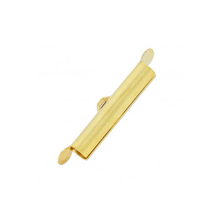 Embout Tube Doré 40x4mm (x2)