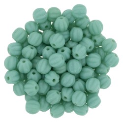Melon Round 5mm Turquoise (x50)