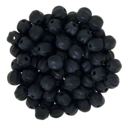 Melon Round 5mm Jet Mat (x50) Melon Round 5mm Jet Mat (x50)