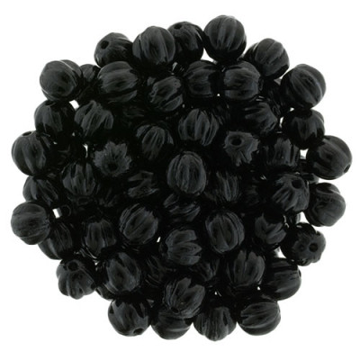 Melon Round 5mm Jet (x50) Melon Round 5mm Jet (x50)