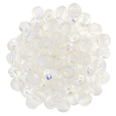 Melon Round 5mm Crystal AB (x50) Melon Round 5mm Crystal AB (x50)