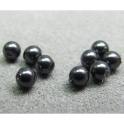 Perle ronde nacrée Swarovski 3mm Black (x20)