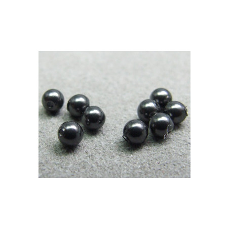 Perle ronde nacrée Swarovski 3mm Black (x20)
