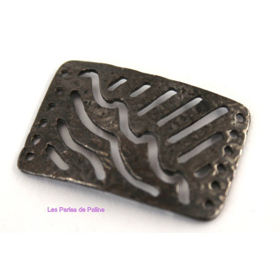 Plaque Intercalaire 30X20mm Noire (X1) Plaque Intercalaire 30X20mm Noire (X1)