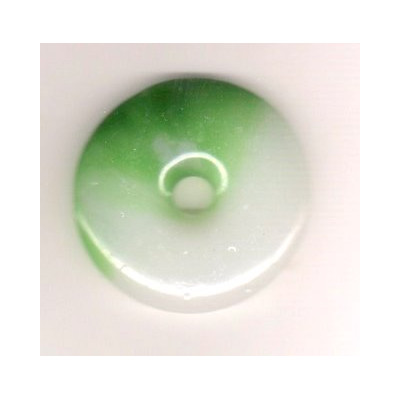 Donuts Blanc et Vert 40 mm (X1) Donuts Blanc et Vert 40 mm (X1)
