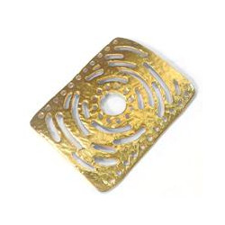 Plaque Intercalaire 30X42mm Doré (X1) 