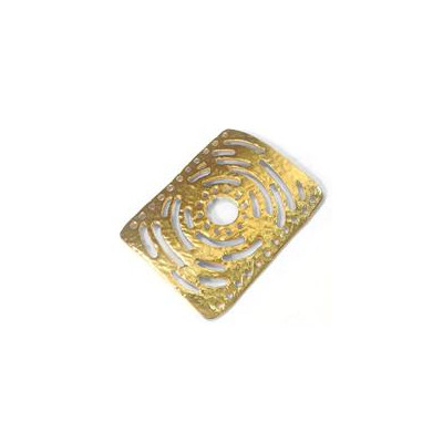 Plaque Intercalaire 30X42mm Doré (X1) Plaque Intercalaire 30X42mm Doré (X1)