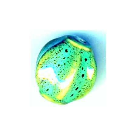 Céramique melon Vert 28X24mm(x1)