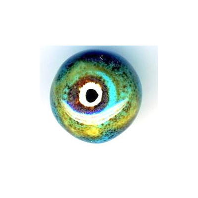 Céramique boule Bleue 19mm(x1)