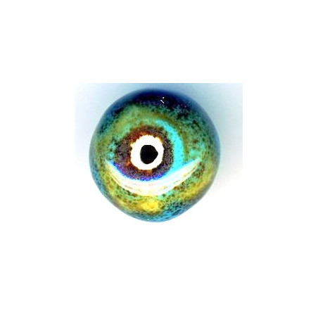 Céramique boule Bleue 19mm(x1)