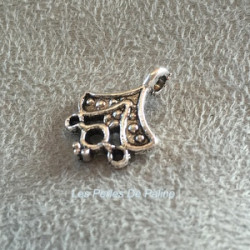 Réducteur 3 Rangs Argent vieilli Feuille 17.5X13.5mm(X4)